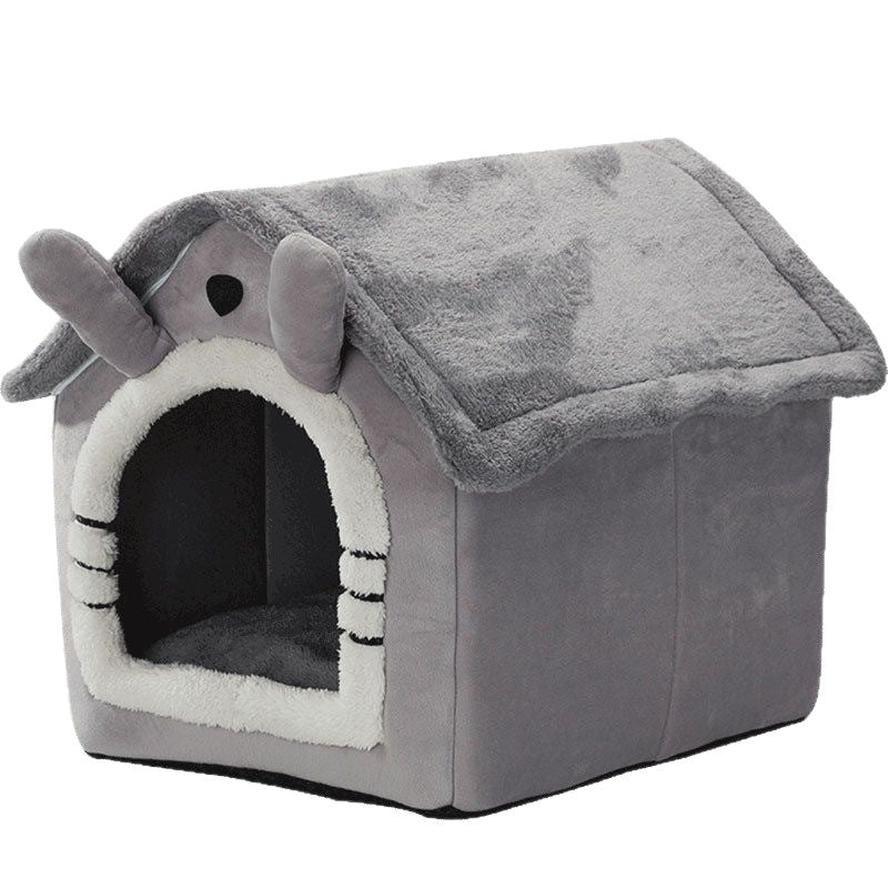 Removable Washable Enclosed Pet Bed