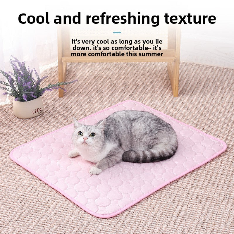 Pet Cooling Mat Ice Silk Pad