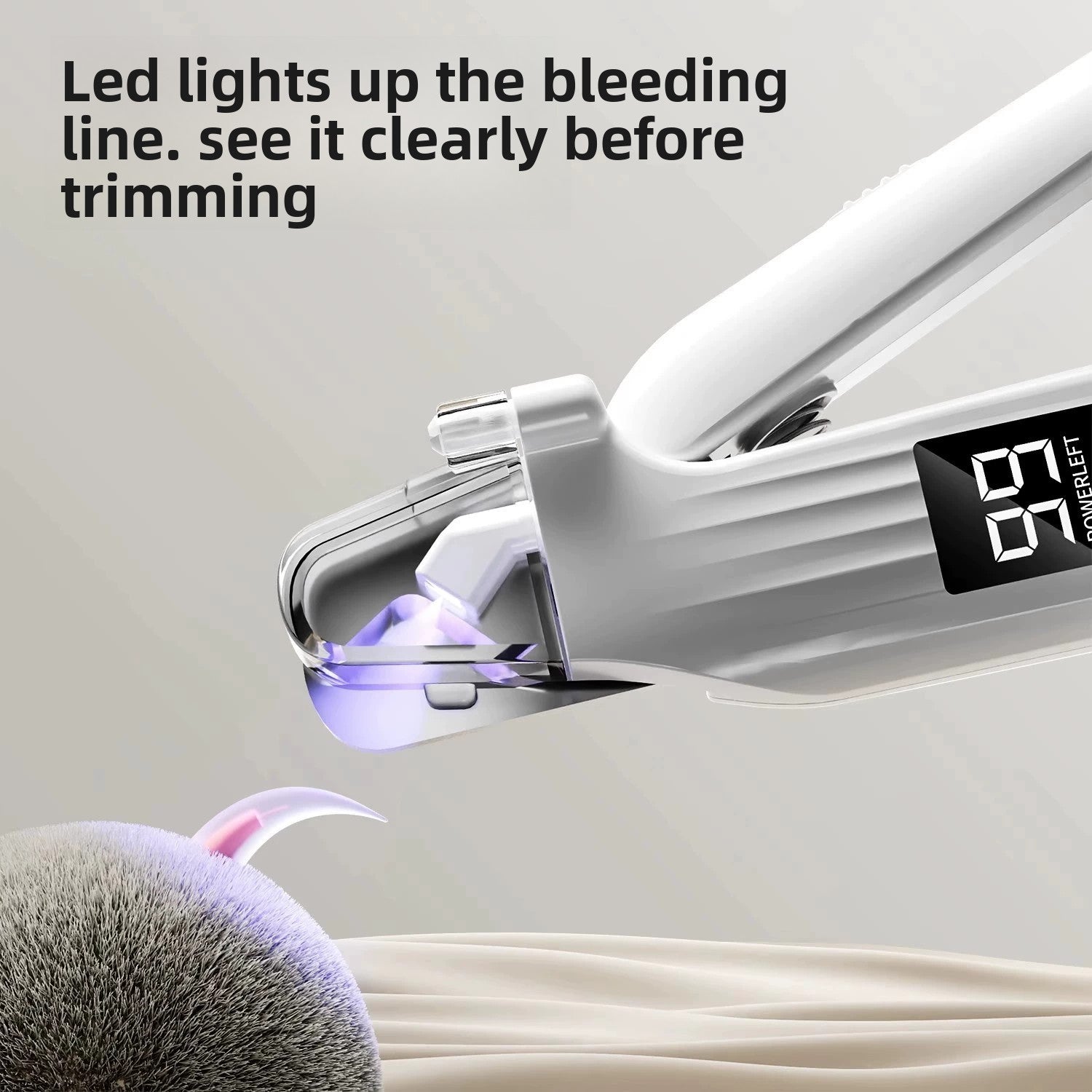 Electric Pet Nail Grinder Pro - Safe & Quiet Dog and Cat Nail Trimmer