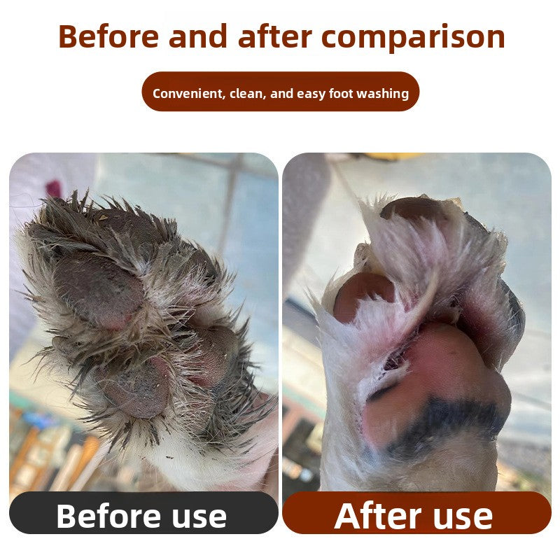 Premium Pet Paw Cleaner Cup - Fast & Gentle Mud Remover for Dogs & Cats