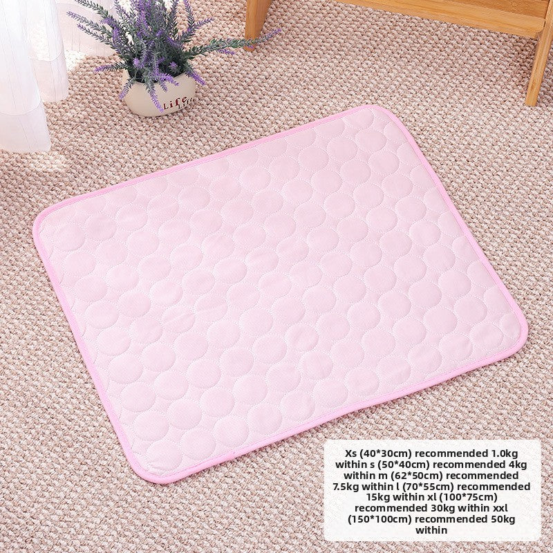 Pet Cooling Mat Ice Silk Pad