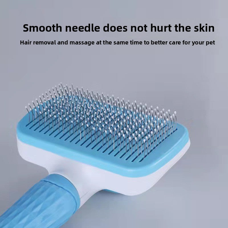 Self-Cleaning Pet Grooming Brush - Deshedding Brush for Dogs & Cats