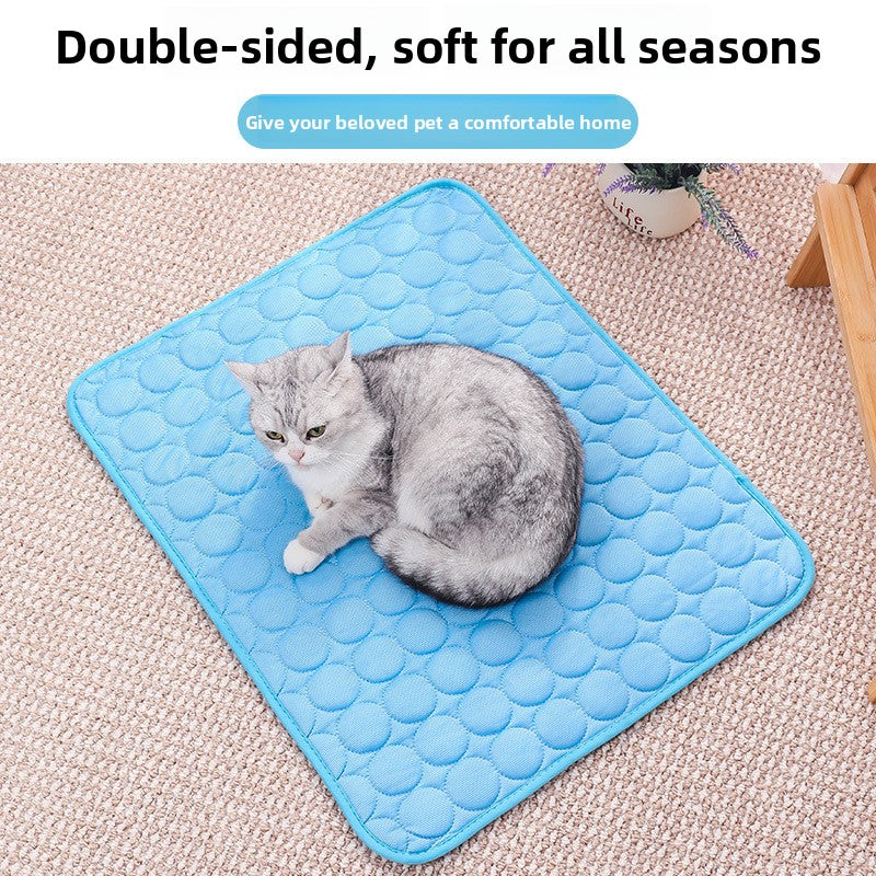 Pet Cooling Mat Ice Silk Pad