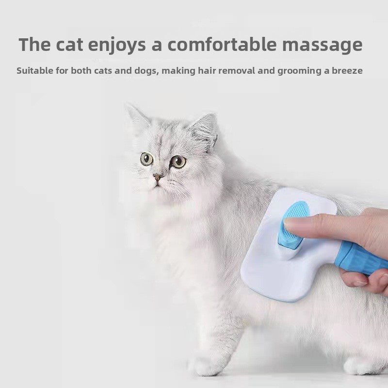 Self-Cleaning Pet Grooming Brush - Deshedding Brush for Dogs & Cats
