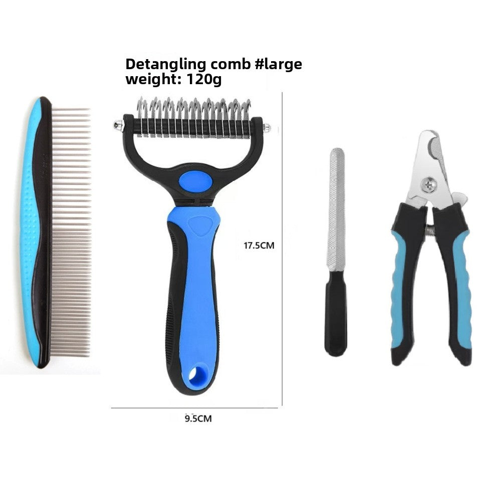 Pet Hair Removal Comb - Reusable Fur Remover for Furniture & Carpets