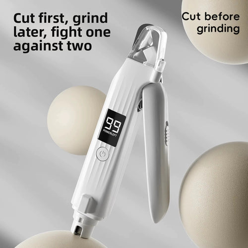 Electric Pet Nail Grinder Pro - Safe & Quiet Dog and Cat Nail Trimmer