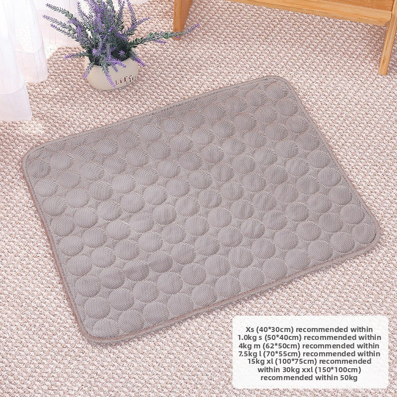 Pet Cooling Mat Ice Silk Pad