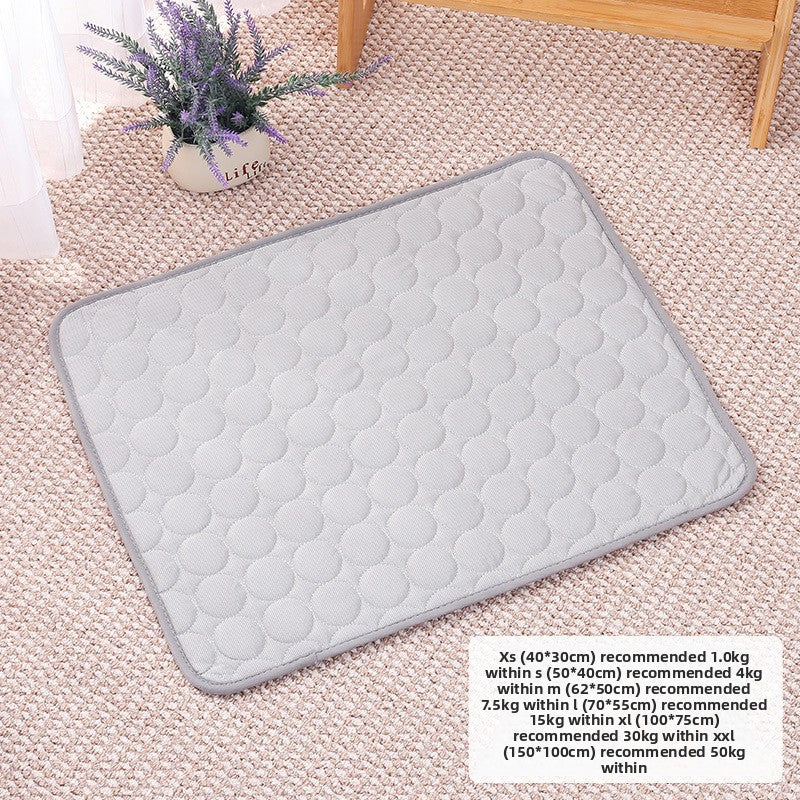 Pet Cooling Mat Ice Silk Pad