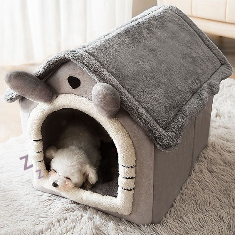 Removable Washable Enclosed Pet Bed