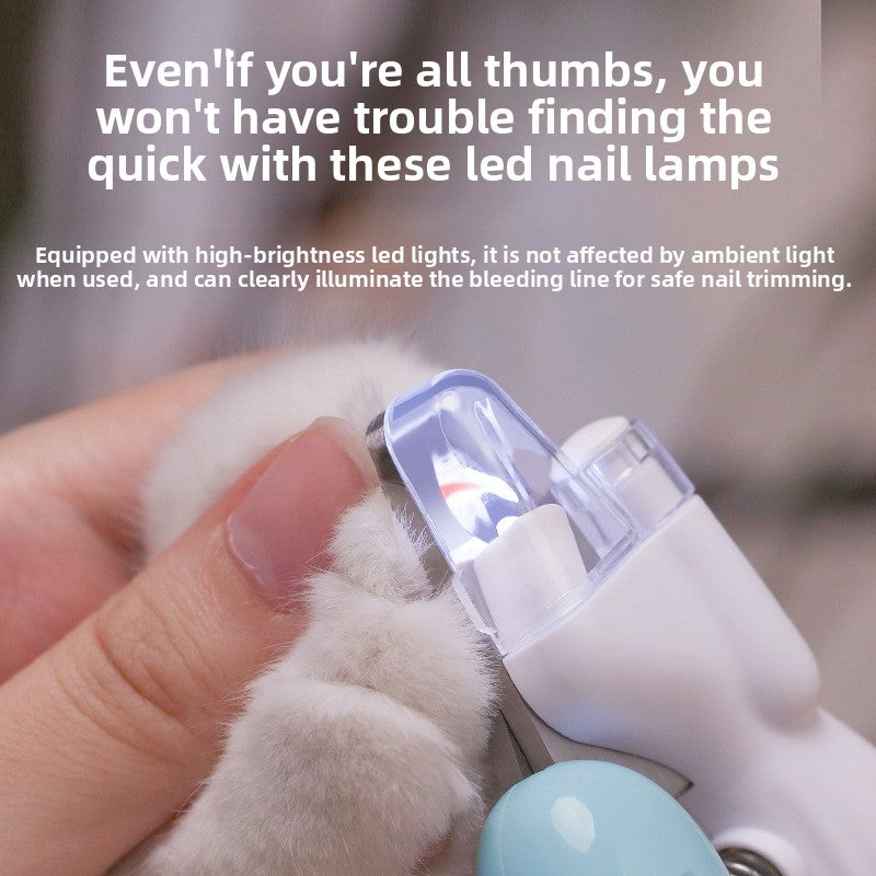 Electric Pet Nail Clipper- 2-in-1 trimming and grinding for cats and dogs.