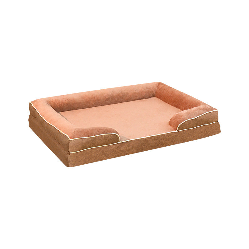 Removable Washable Memory Foam Pet Sofa Bed for Medium Large Dogs