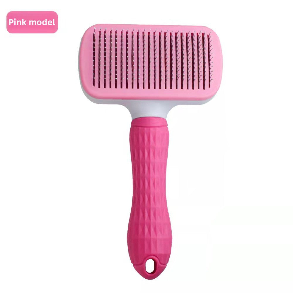 Self-Cleaning Pet Grooming Brush - Deshedding Brush for Dogs & Cats