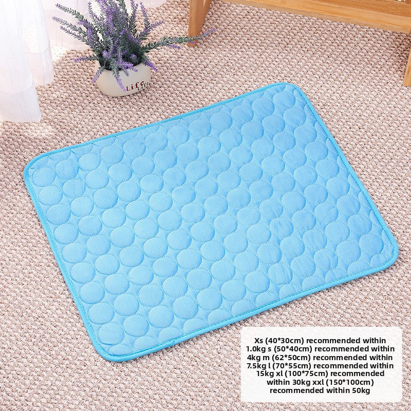 Pet Cooling Mat Ice Silk Pad