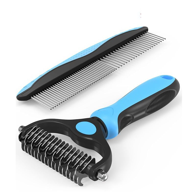 Pet Hair Removal Comb - Reusable Fur Remover for Furniture & Carpets