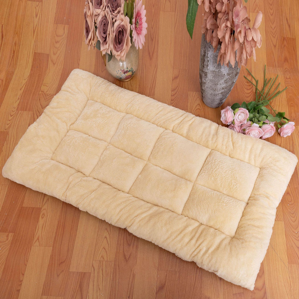 Reversible Plush Pet Bed for Dogs and Cats