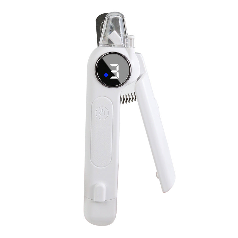 Electric Pet Nail Grinder - 2-in-1 trimming and grinding for cats and dogs.